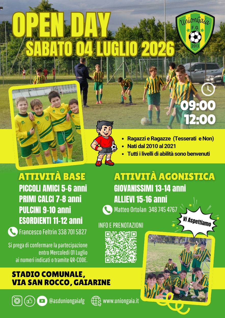 Uniongaia Open Day 04 07 2026