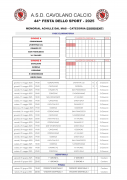 Programma Torneo