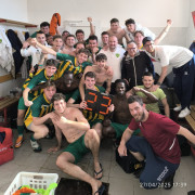 Festa in spogliatoio